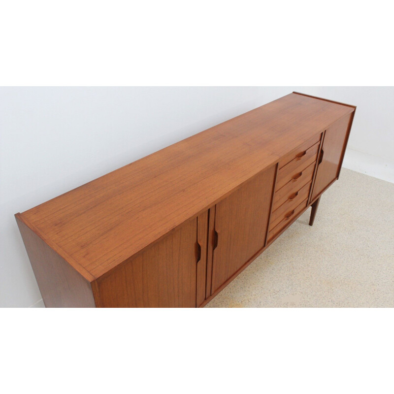 Enfilade scandinave vintage en teck, Italie 1960