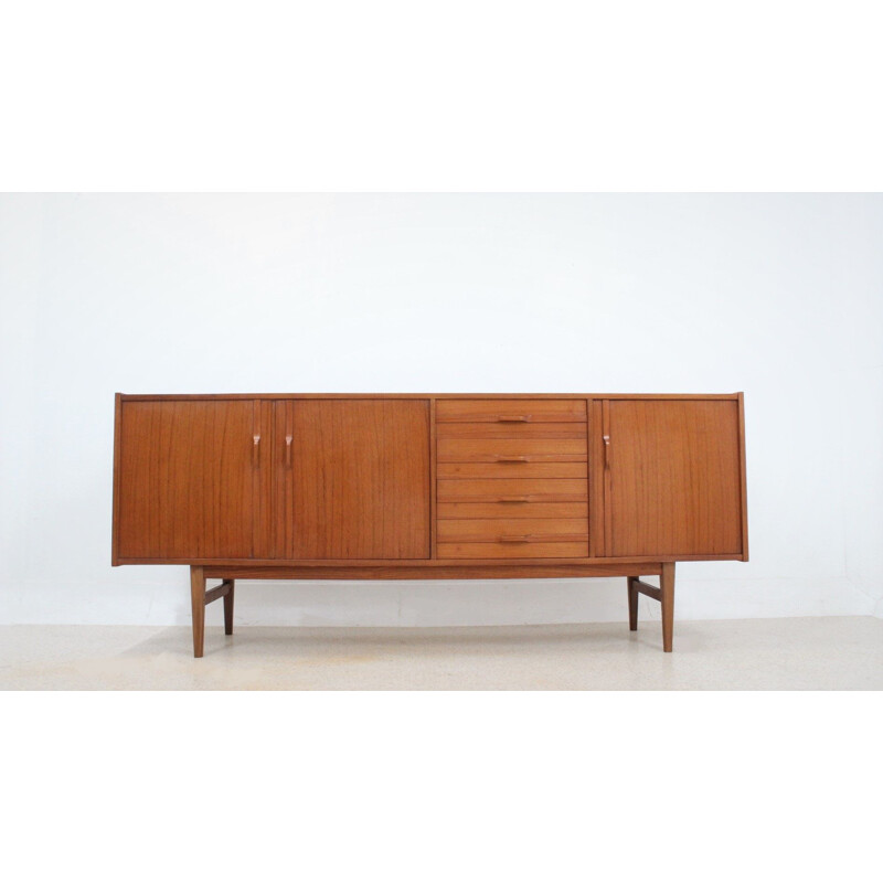 Mid century scandinavian teak sideboard, Italy 1960s