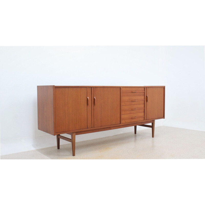 Mid century scandinavian teak sideboard, Italy 1960s