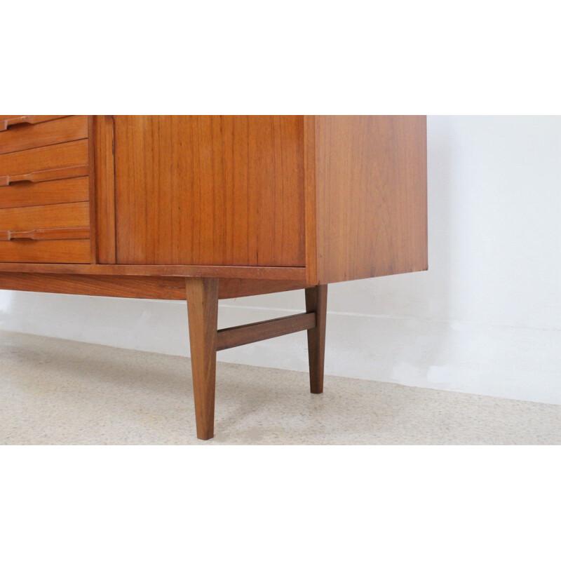 Mid century scandinavian teak sideboard, Italy 1960s