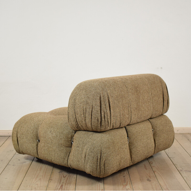 Élément d'assise "Camaleonda" C&B Italia en tissu beige, Mario BELLINI - 1970 