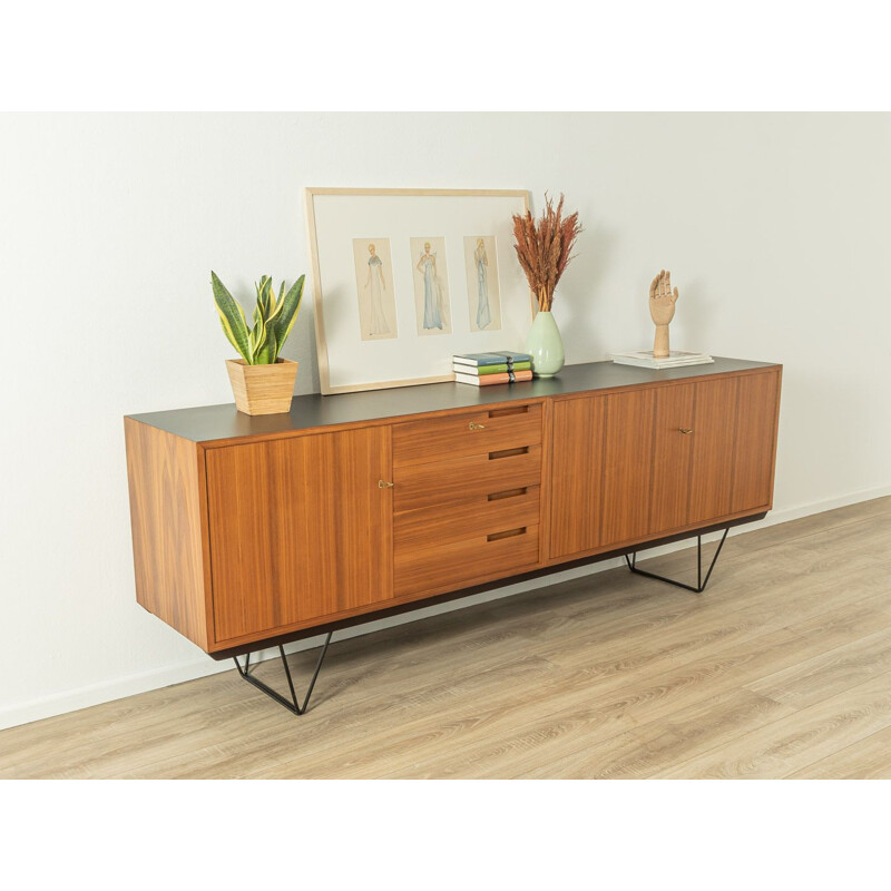 Vintage sideboard in walnut veneer, 1960s