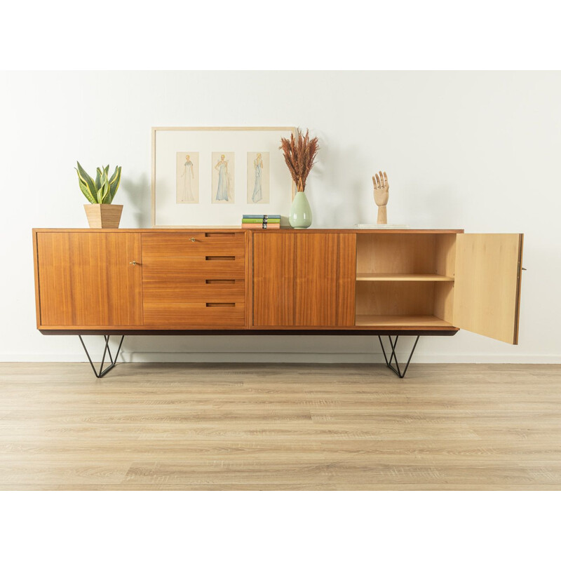 Vintage sideboard in walnut veneer, 1960s