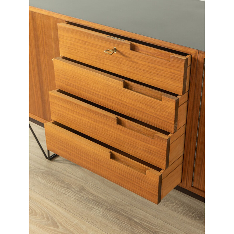 Vintage sideboard in walnut veneer, 1960s