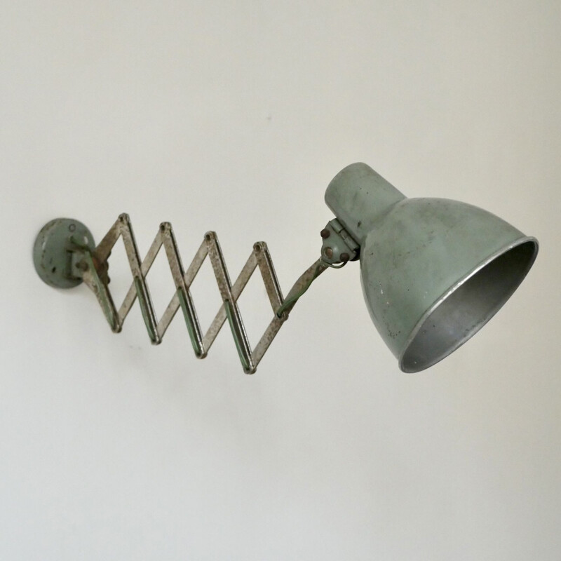 Lampe industrielle à ciseaux britannique, 1940