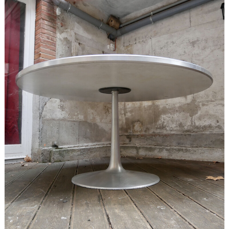 Vintage table with tulip base by Poul Cadovius for France & Son, 1960