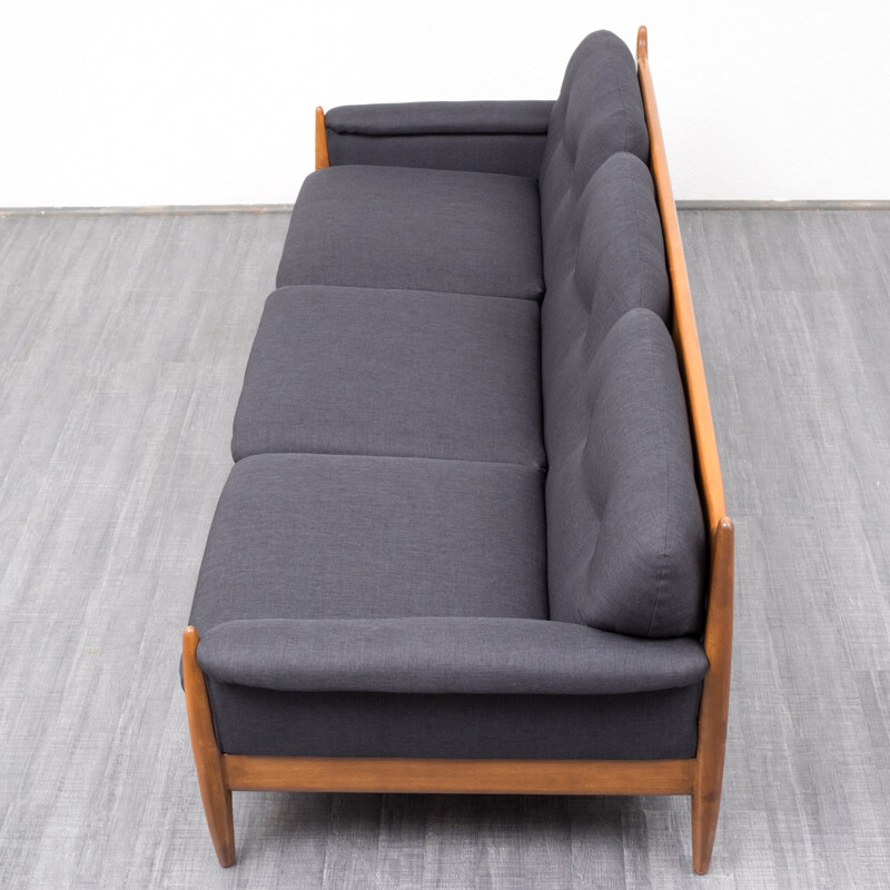 3-seater Sofa in beech - 1960s