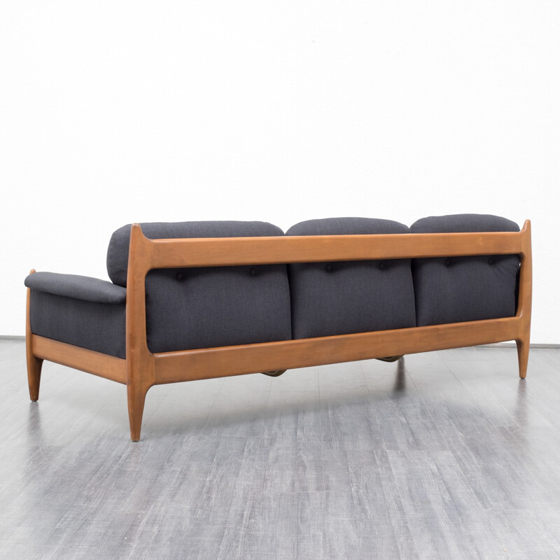 3-seater Sofa in beech - 1960s