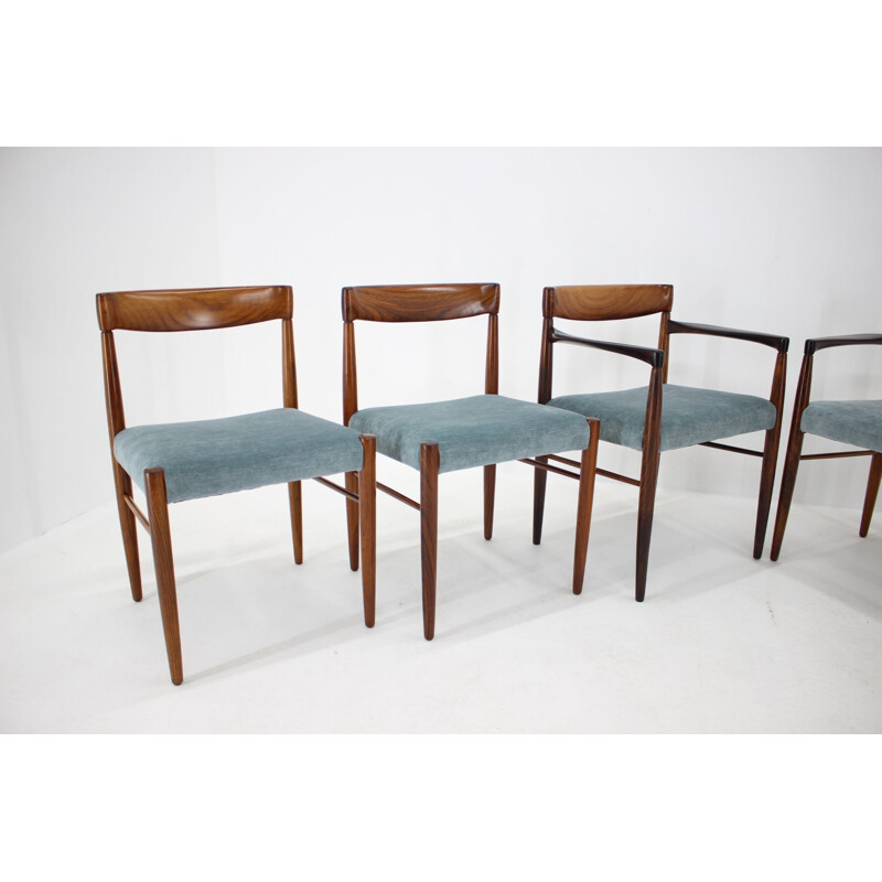 Set of 6 mid-century danish rosewood dining chairs, 1960s