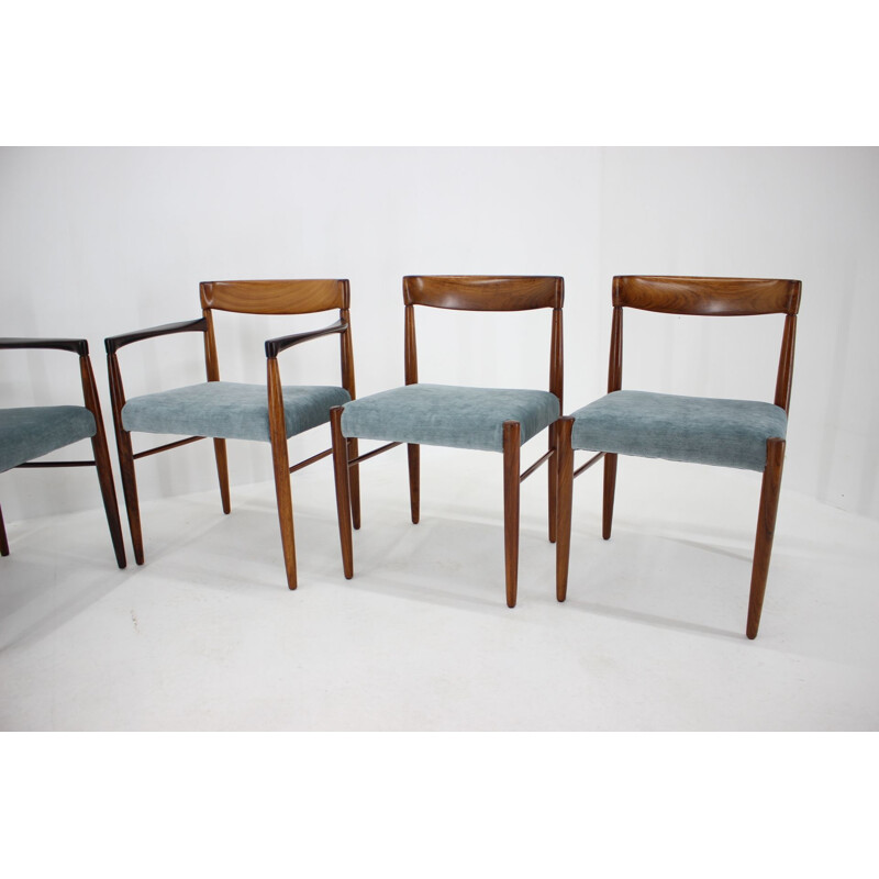 Set of 6 mid-century danish rosewood dining chairs, 1960s