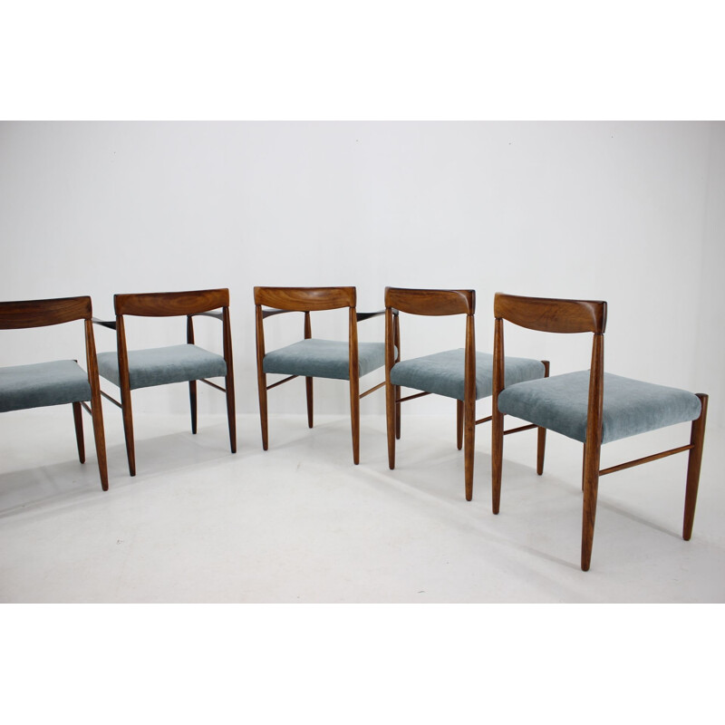 Set of 6 mid-century danish rosewood dining chairs, 1960s