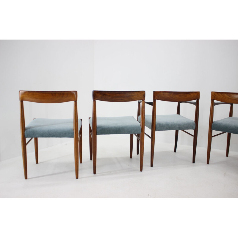 Set of 6 mid-century danish rosewood dining chairs, 1960s