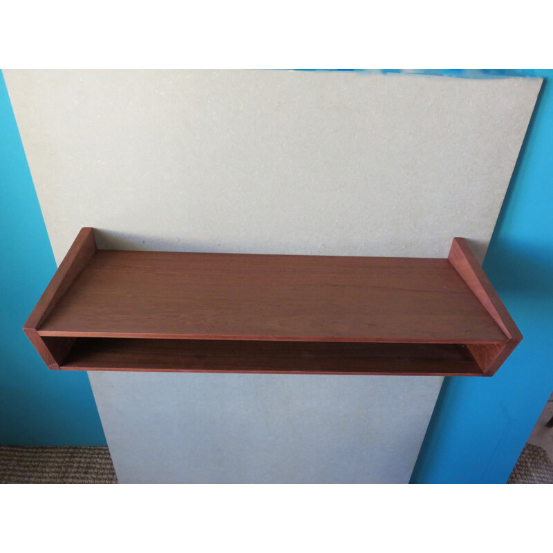 Small entrance shelf in teak - 1960s