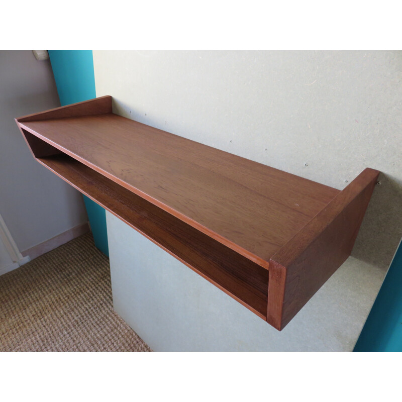 Small entrance shelf in teak - 1960s