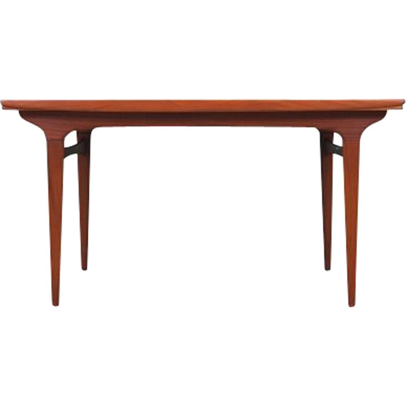 Mesa danesa vintage de teca de Johannes Andersen, 1960