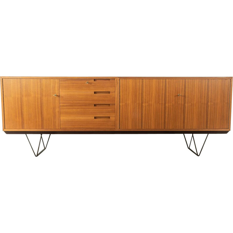 Vintage sideboard in walnut veneer, 1960s