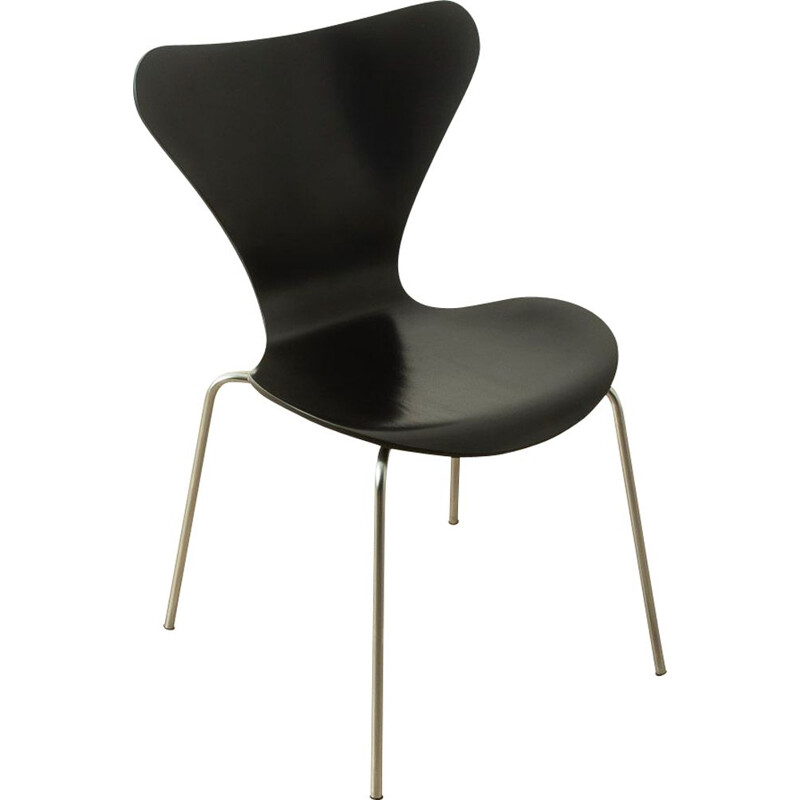 2 sillas de comedor vintage Modelo 3107 de Arne Jacobsen para Fritz Hansen