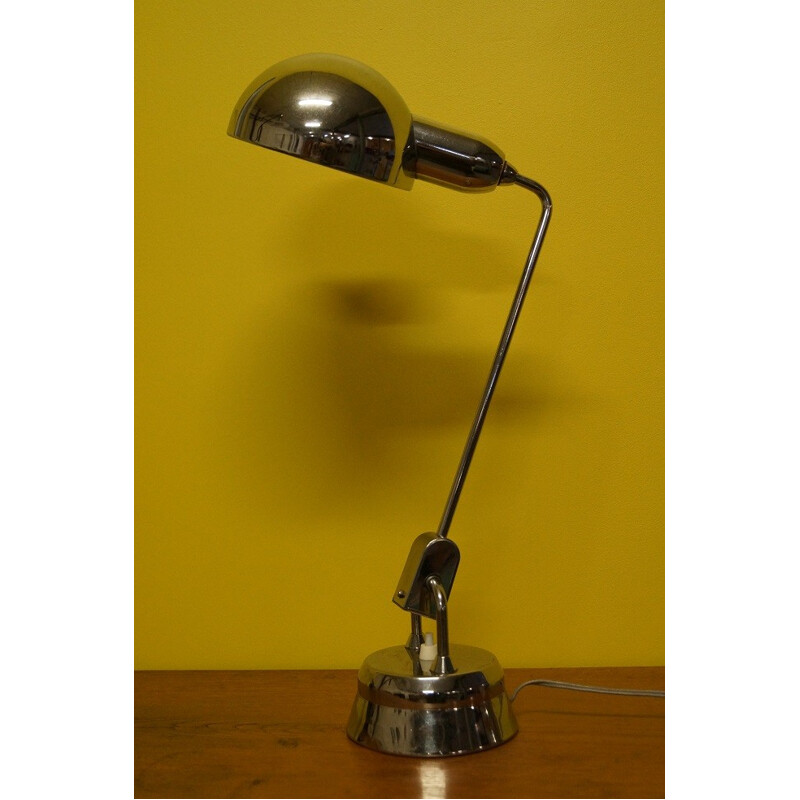 Lampe Jumo "600" en métal chromé - 1950