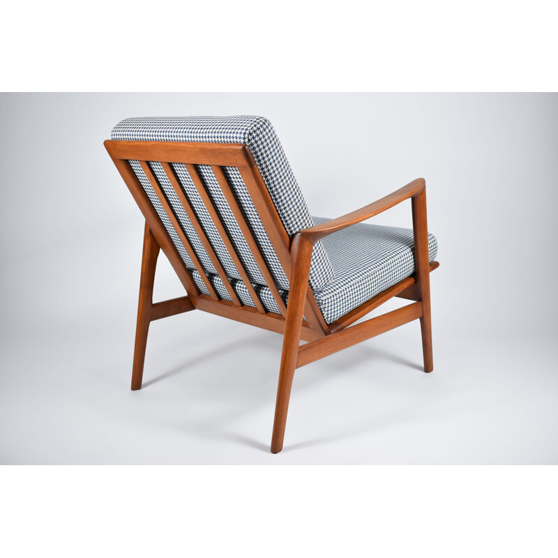 Scandinavian icon vintage armchair by Swarzedzka factory, 1960s