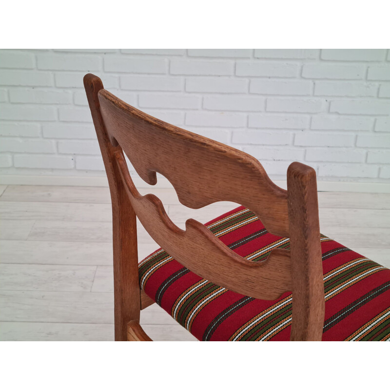 Silla danesa vintage diseñada por Henning Kjærnulf, años 60