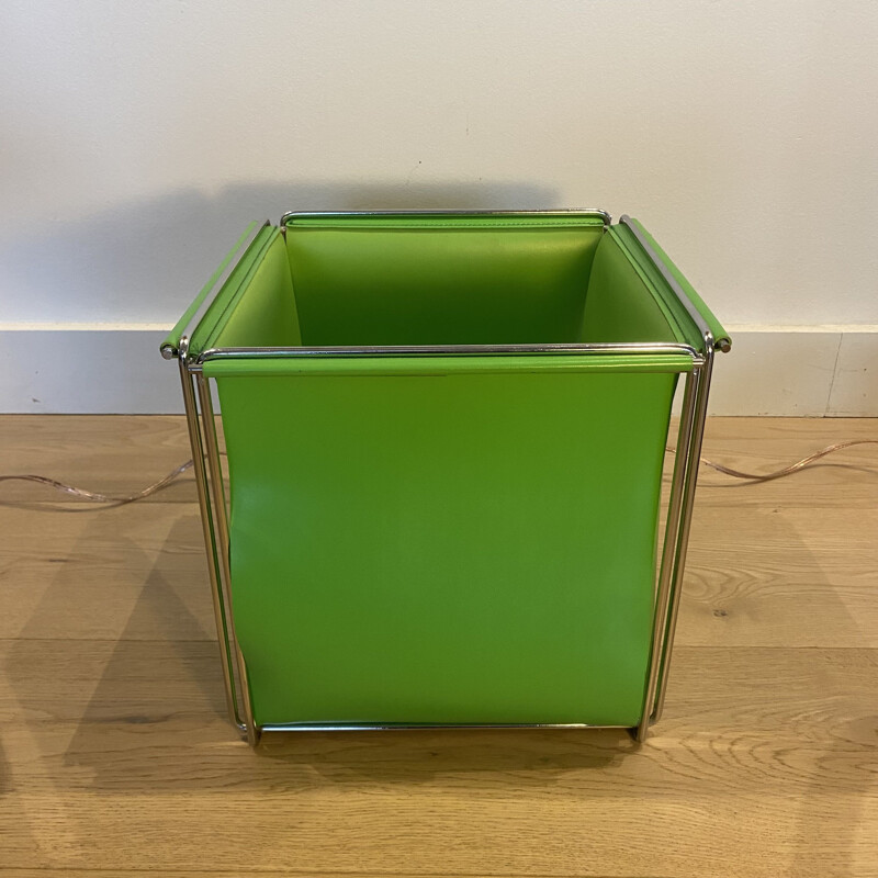 Vintage wastepaper basket by Max Sauze for Isocéle, France 1970