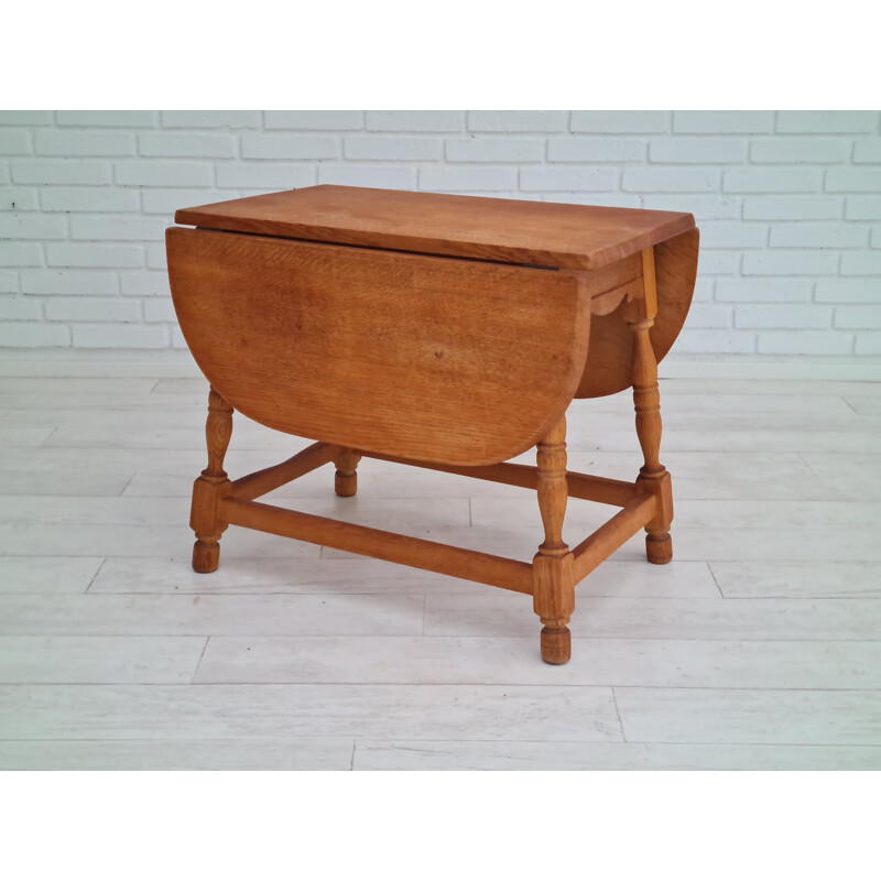 Vintage eiken salontafel, Denemarken 1960