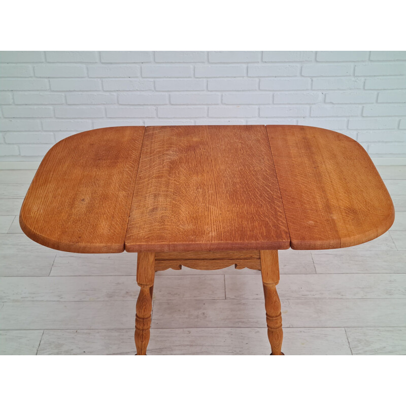 Table basse vintage en chêne, Danemark 1960