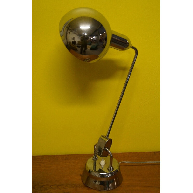 Lampe Jumo "600" en métal chromé - 1950