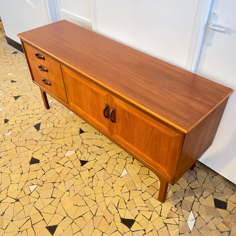 Modernist vintage teak sideboard