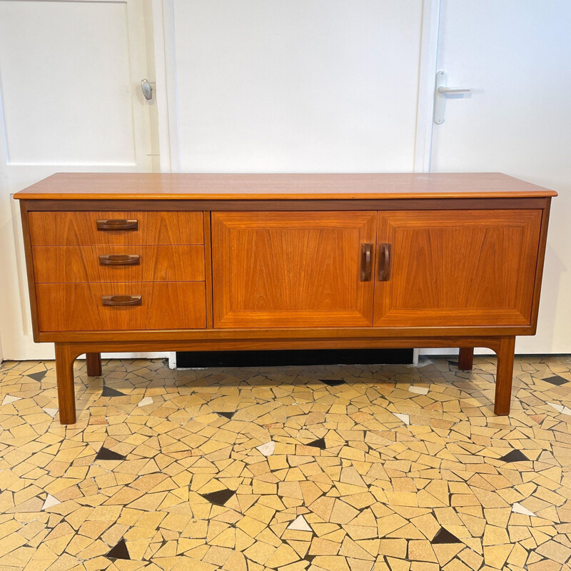 Credenza vintage modernista in teak