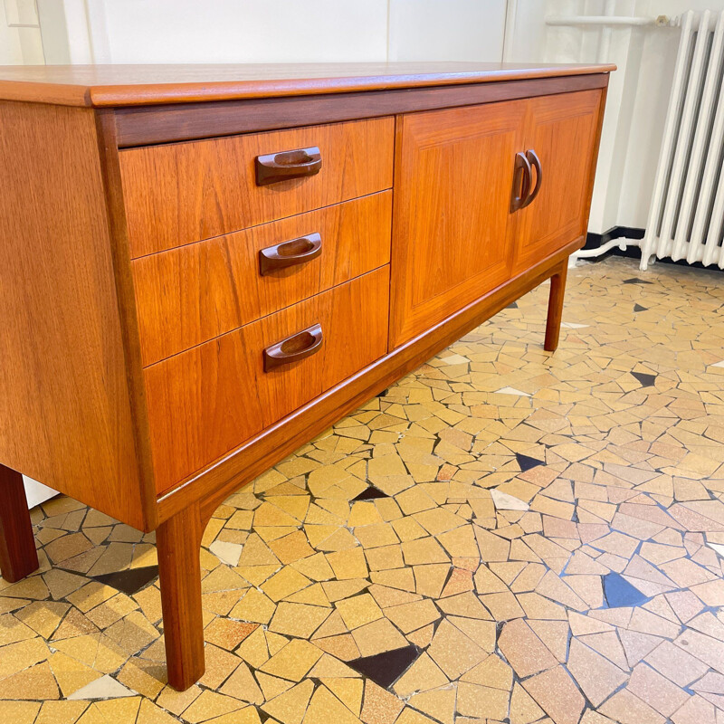 Modernist vintage teak sideboard