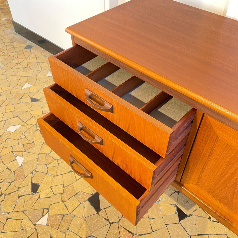 Modernist vintage teak sideboard