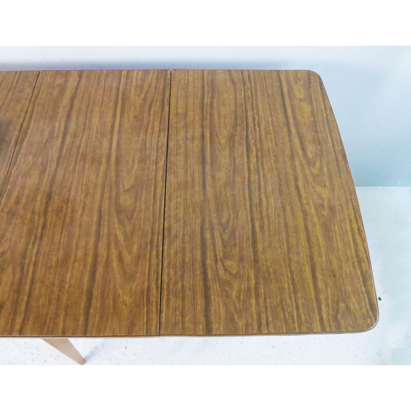 Mid-century formica drop leaf extendable dining table, 1950s