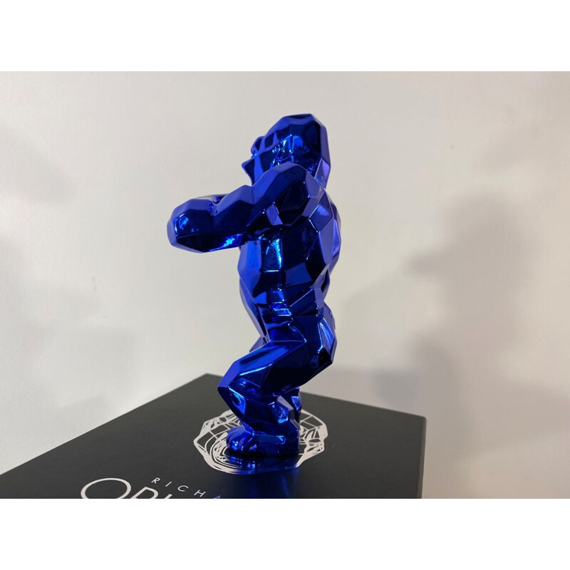 Vintage sculpture "Kong spirit blue" edition by Richard Orlinski