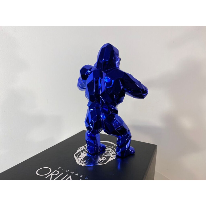 Vintage sculpture "Kong spirit blue" edition by Richard Orlinski