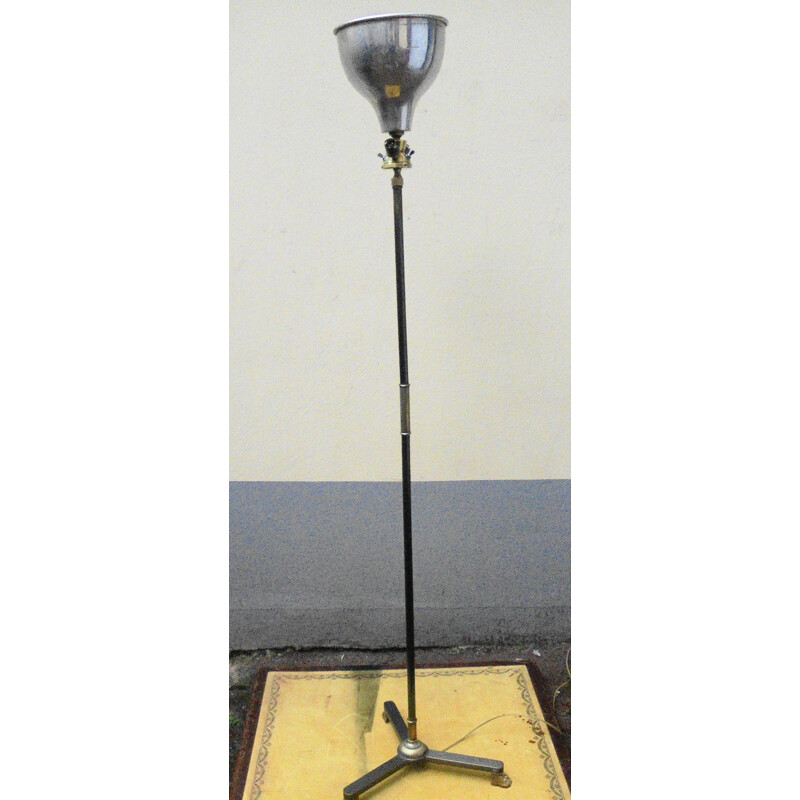 Vintage neoclassical floor lamp by Guy Lefevre for Jansen, 1950