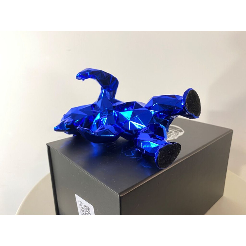 Sculpture vintage "Bear spirit blue" edition de Richard Orlinski