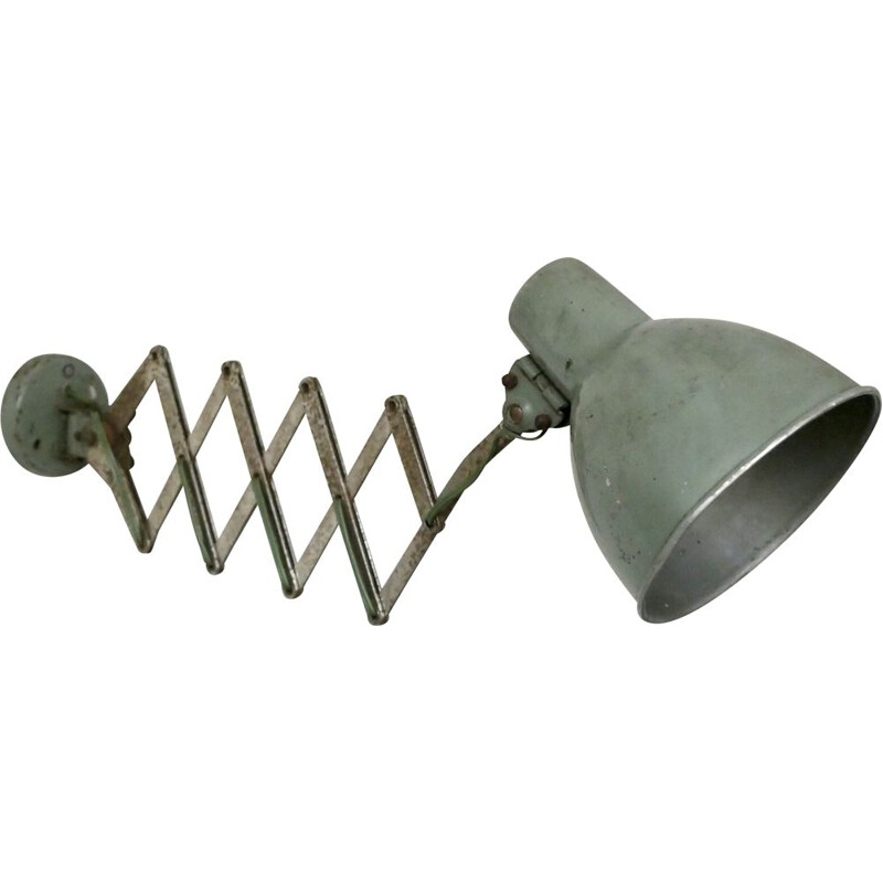 British industrial scissor lamp, 1940