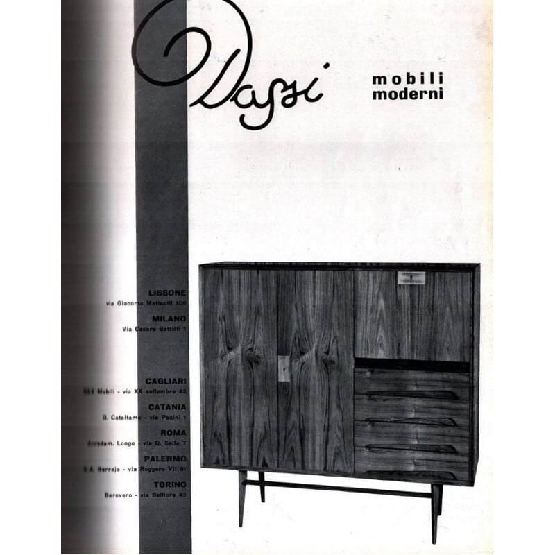 Vintage sideboard by Palutari Edmondo for Dassi