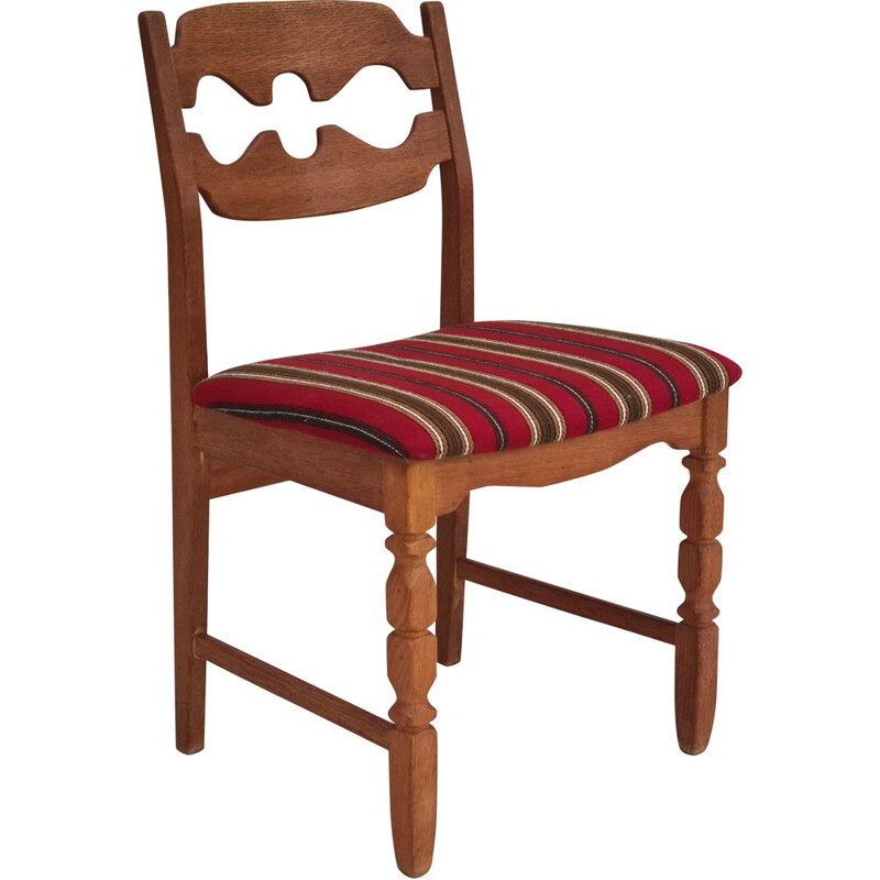 Vintage Deense stoel ontworpen door Henning Kjærnulf, jaren 1960