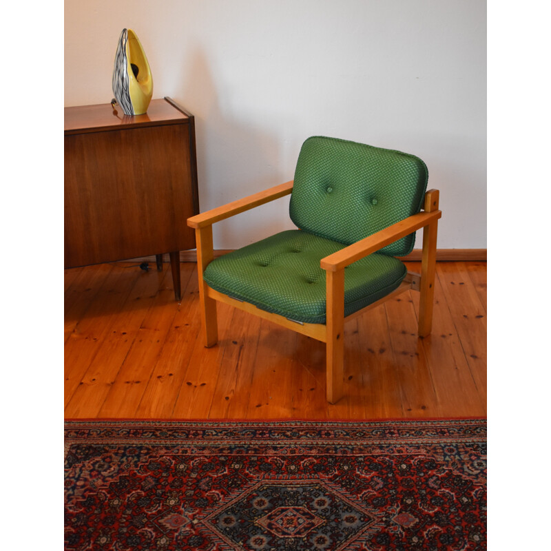 Vintage-Sessel in Grün, 1950-1960