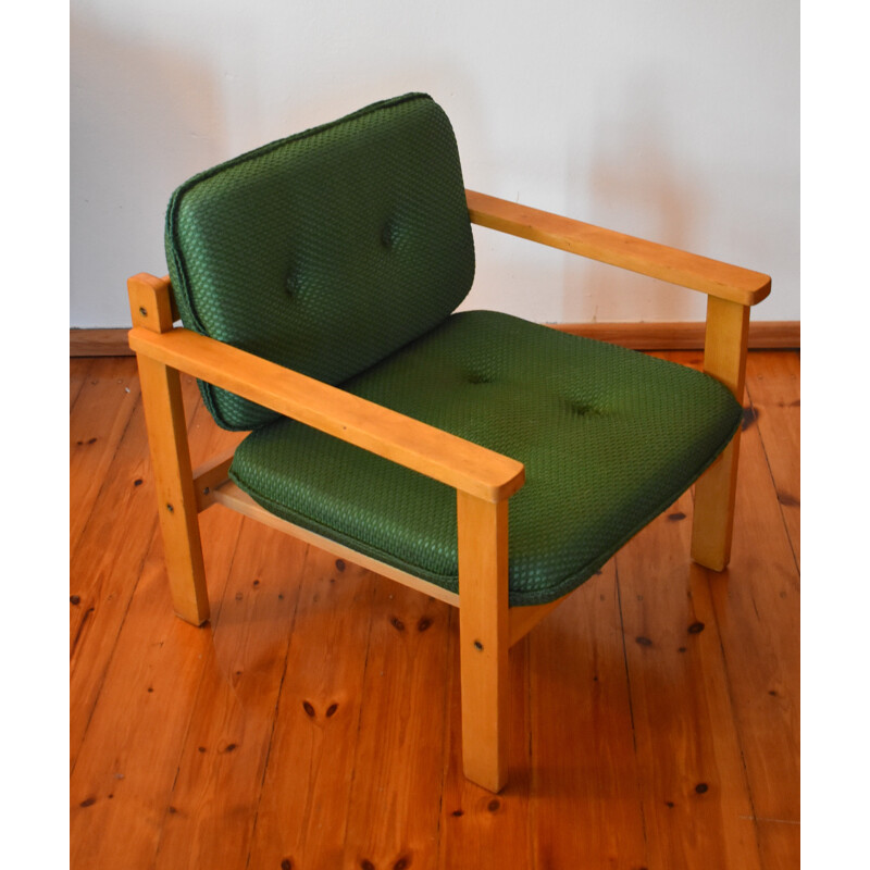 Mid-century armchair in green, 1950-1960