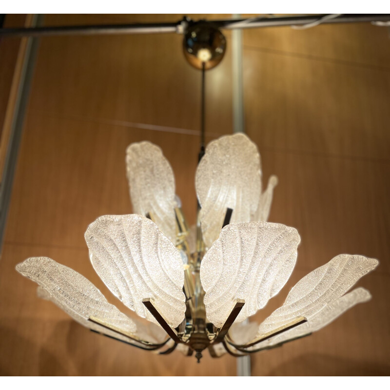 Lámpara de techo vintage de Barovier Toso