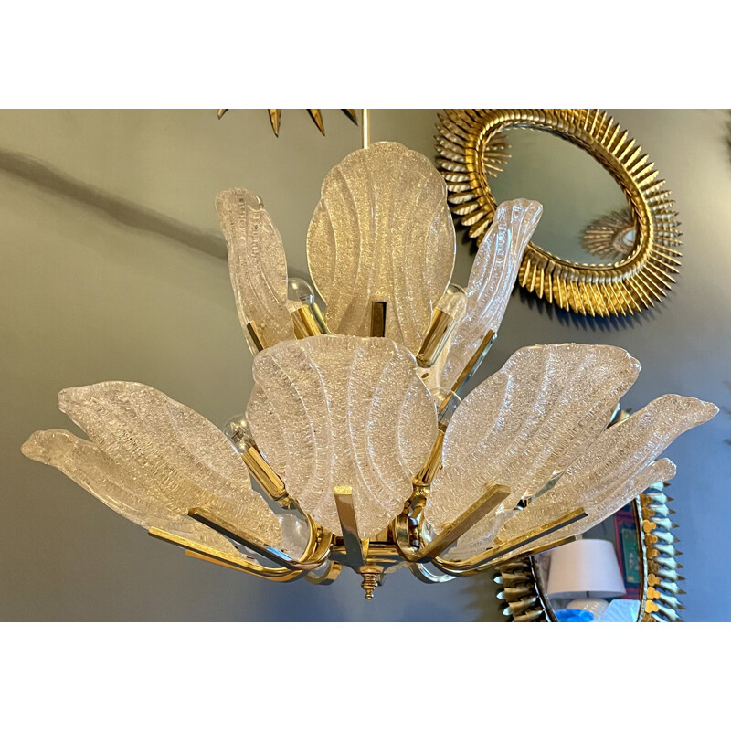 Vintage ceiling lamp by Barovier Toso
