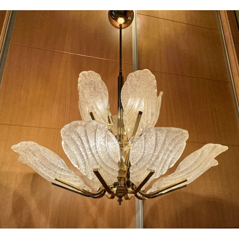 Vintage ceiling lamp by Barovier Toso