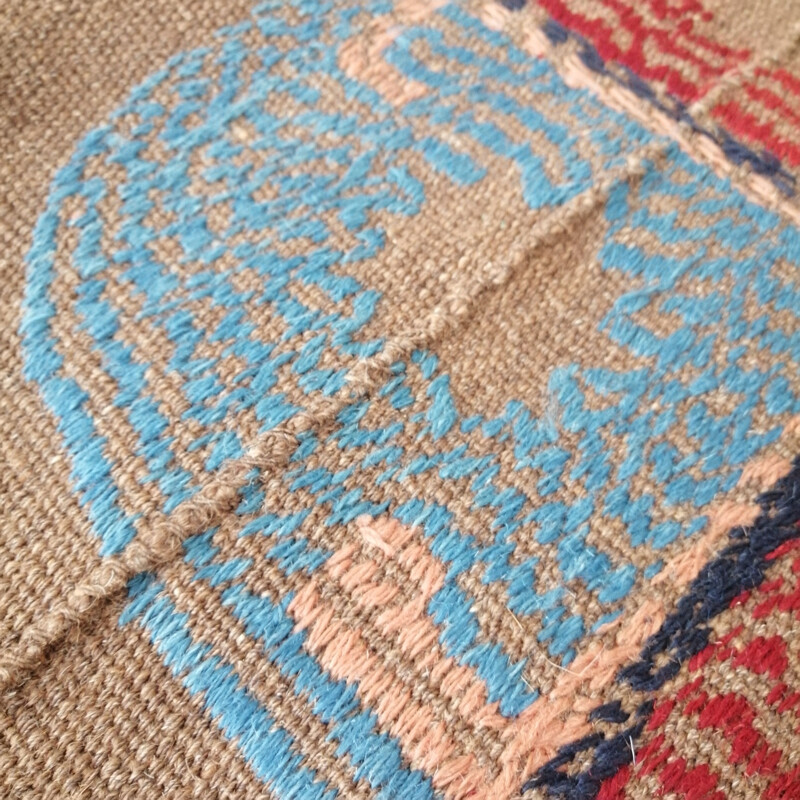 Handmade embroidered kilim - 1960’s 