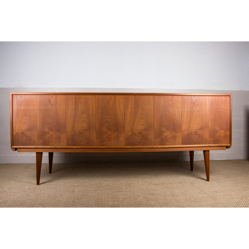 Vintage Danish teak sideboard model 18 by Gunni Omann for Omann Jun's Møbelfabrik, 1960