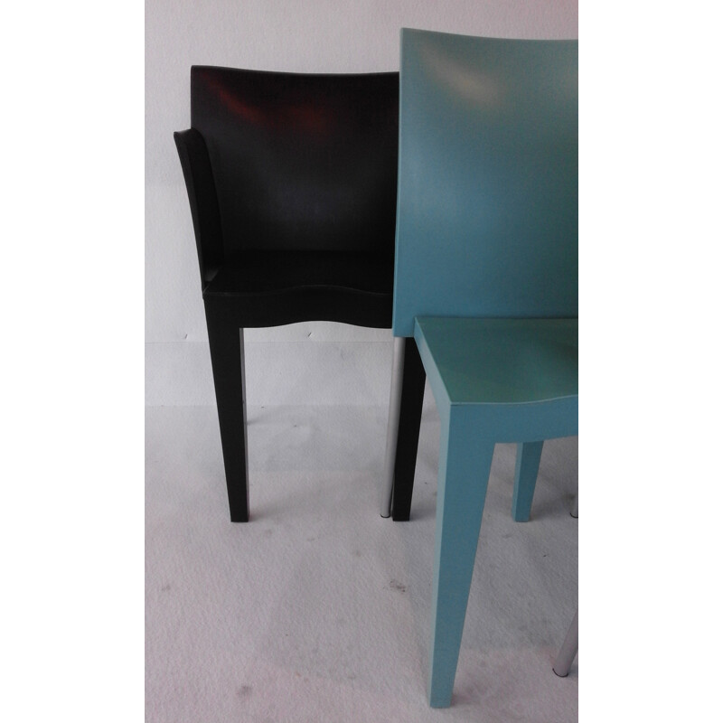 Set of 8 Miss Global chairs and 1 Superglob armchair, Philippe STARCK - 1980s