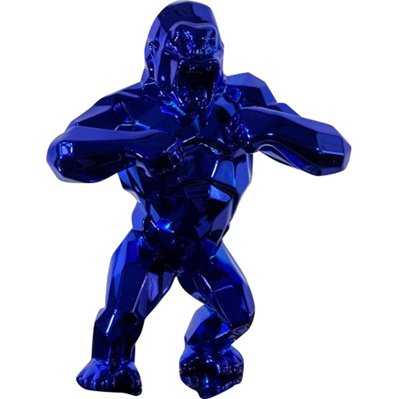 Sculpture vintage "Kong spirit blue" edition de Richard Orlinski