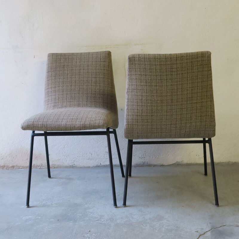 Paar vintage stoelen model 154 van Pierre Paulin, 1955